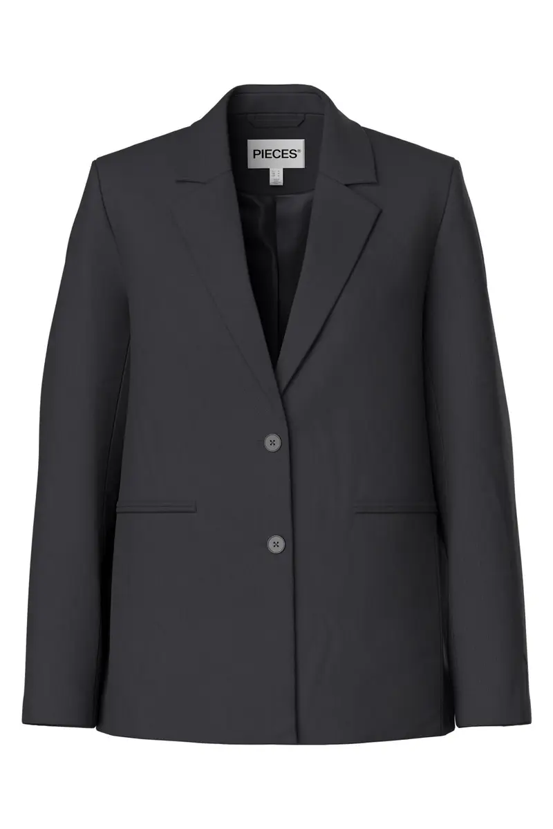 Pieces - Pcbosella Ls Loose Blazer - 5052241 Black