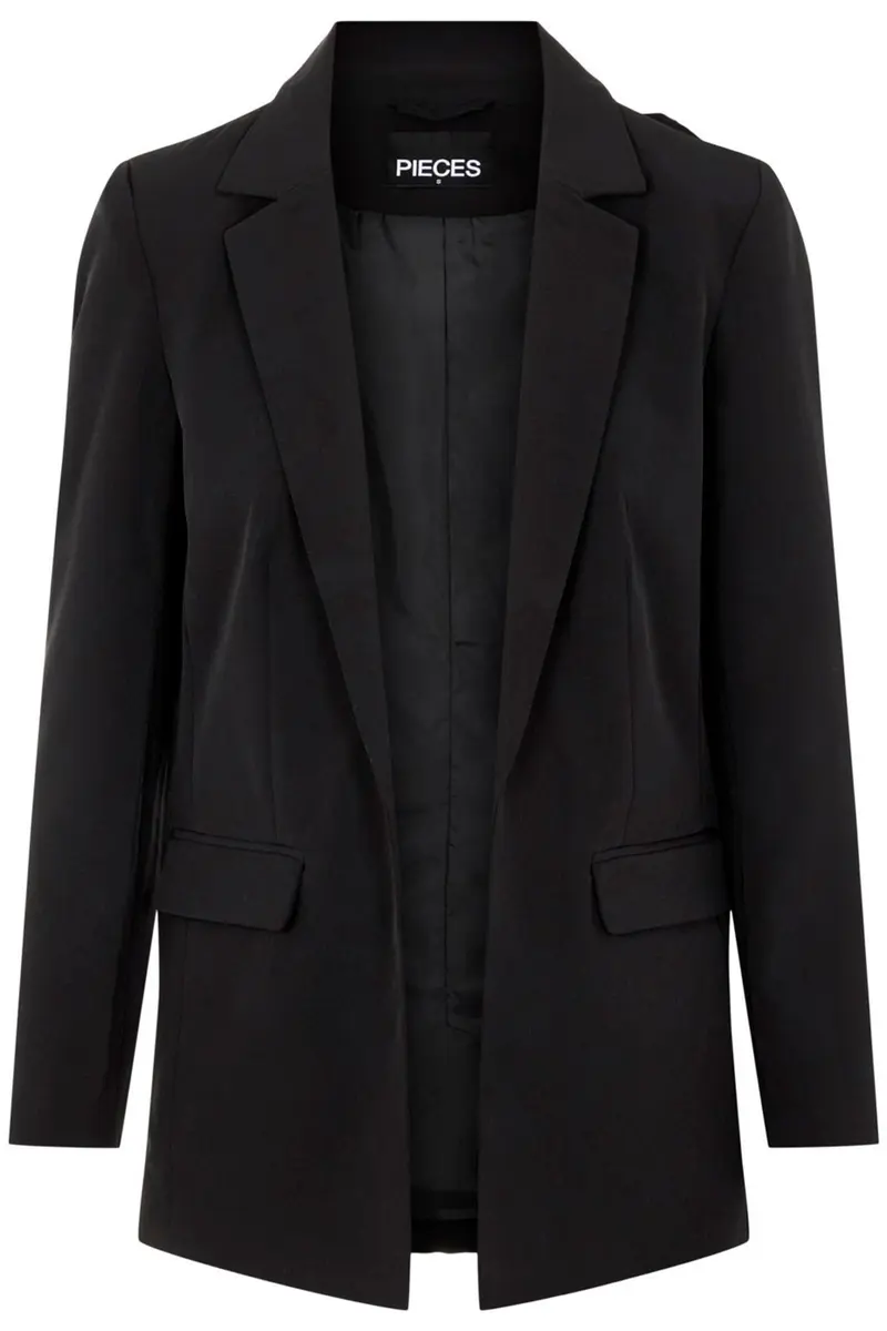 Pieces - PcBozzy LS Loose Blazer - Black