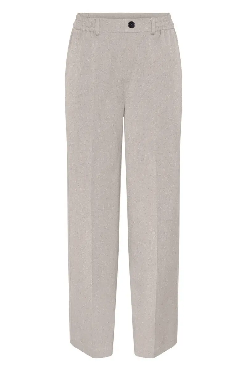 Pieces - Pccamil Wide Pant - 4476293 Silver Gray