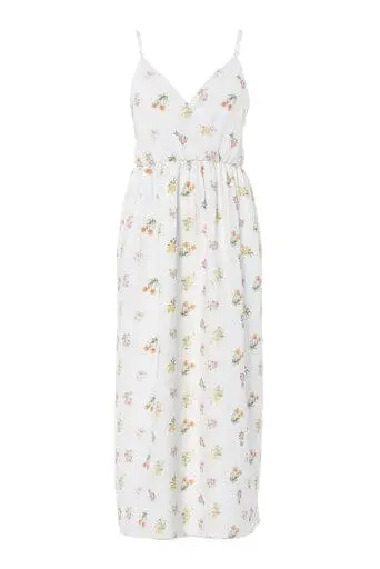 Pieces - Pcemma Strap Ankle Dress - 4904225 Bright White Flower