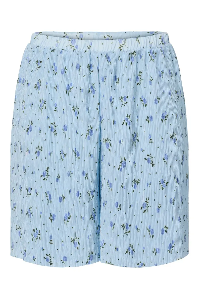 Pieces - Pcflora Shorts Msa - 4963657 Cashmere Blue Blue Flowers
