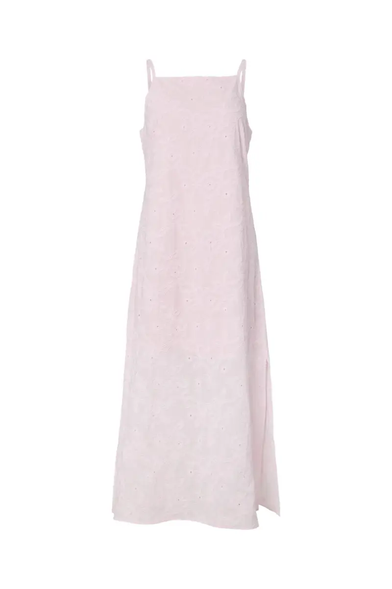 Pieces - Pcginger Sl Ankle Dress - 4995899 Cradle Pink