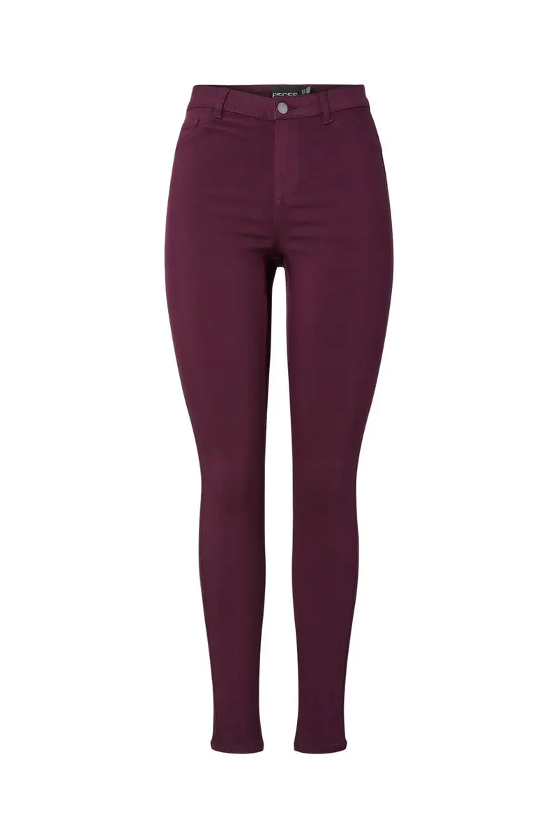Pieces - Pchighskin Wear Jeggings - 5045711 Winetasting