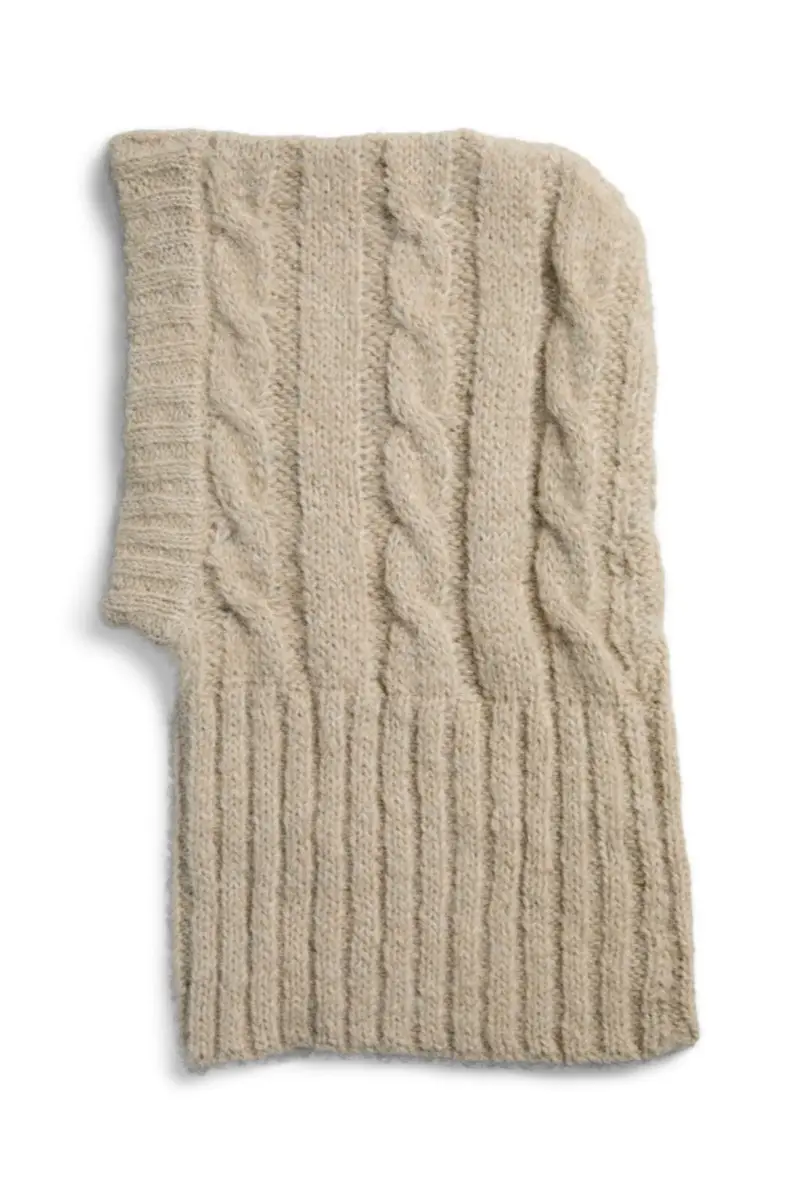 Pieces - Pcjambi Structured Balaclava - 4918208 Humus Melange