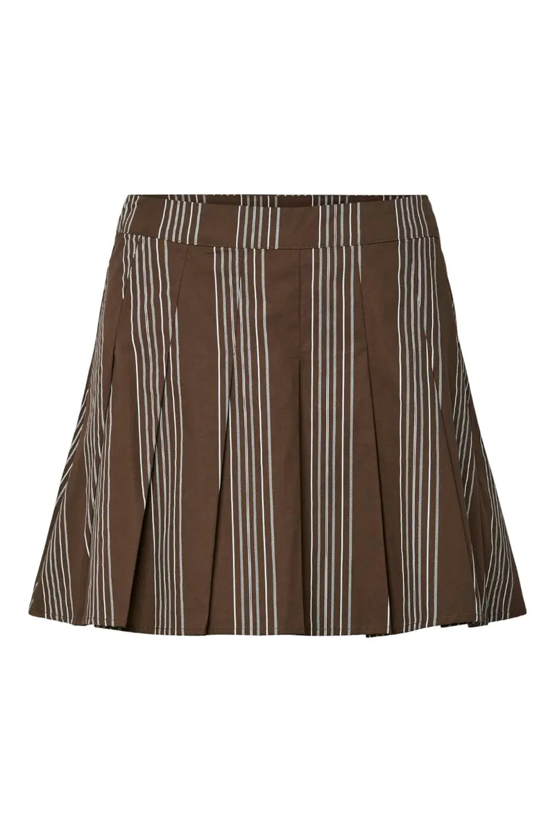 Pieces - Pcjamie Pleated Skirt Pp - 4937560 Delicioso White