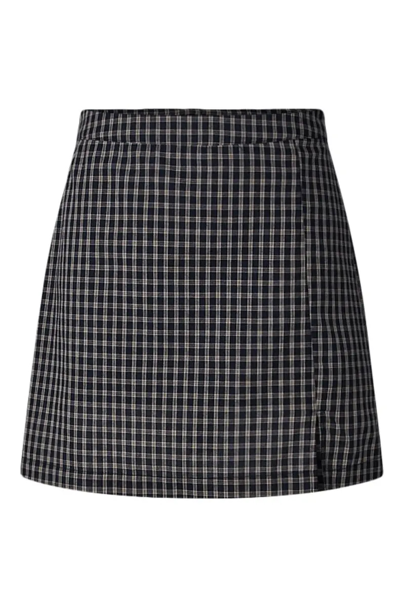Pieces - Pcjune A-Shaped Short Skirt - 5162437 Maritime Blue Birch