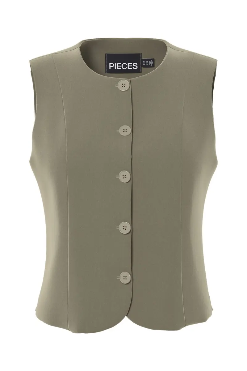 Pieces - Pckamil Fitted Vest - 4899771 Overland Trek