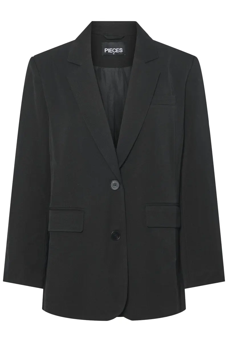 Pieces - Pckamil Ls Loose Blazer - 4738019 Black