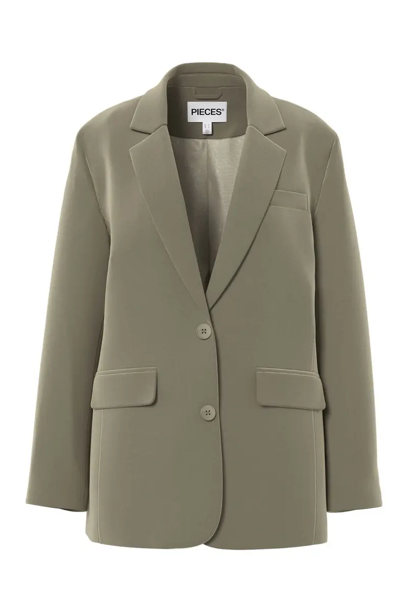 Pieces - Pckamil Ls Loose Blazer - 4899451 Overland Trek