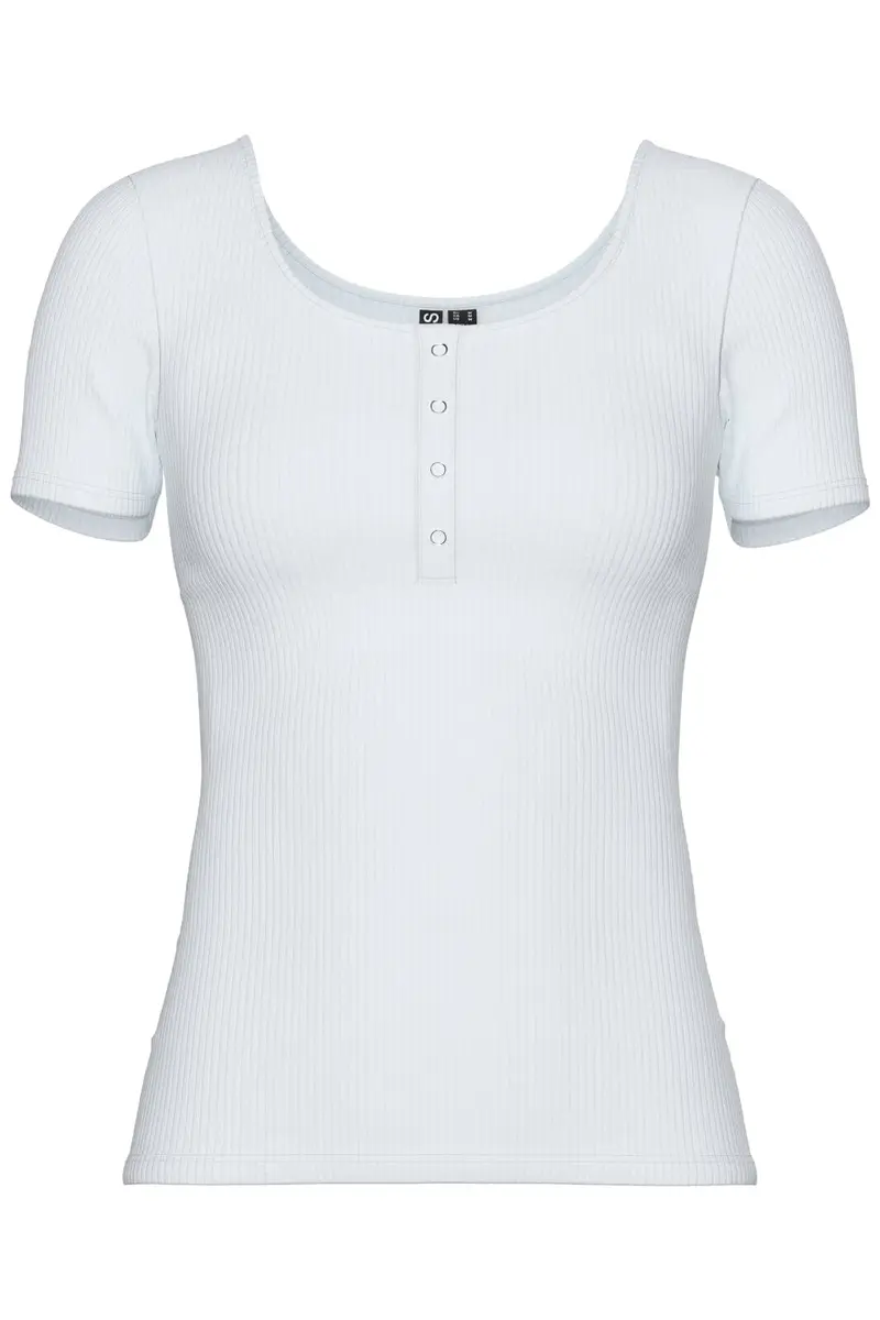 Pieces - Pckitte Ss Top - 3254877 Bright White