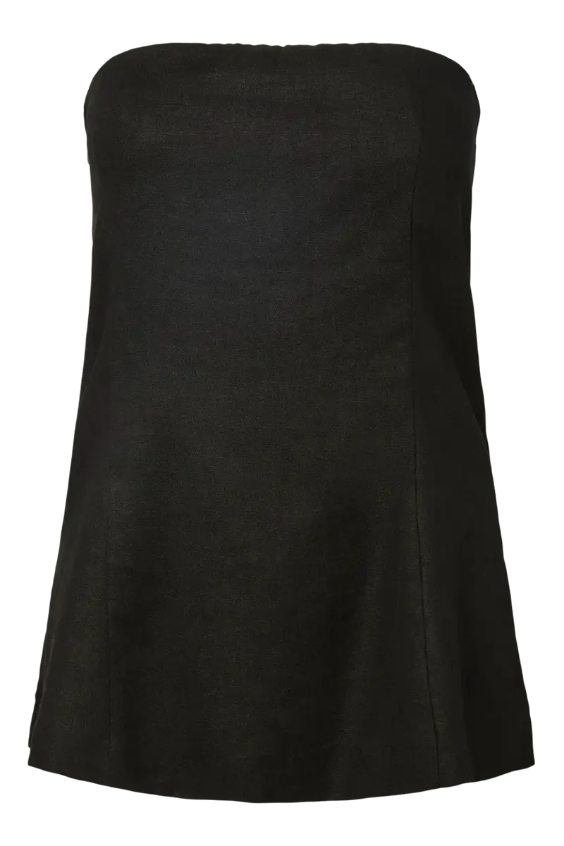 Pieces - Pcmajse Fitted Bandeau Top Pp - 5040799 Black