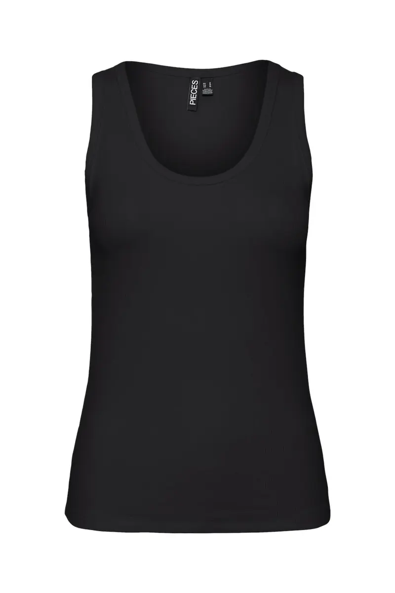 Pieces - Pcmay Tank Top - 4640357 Black