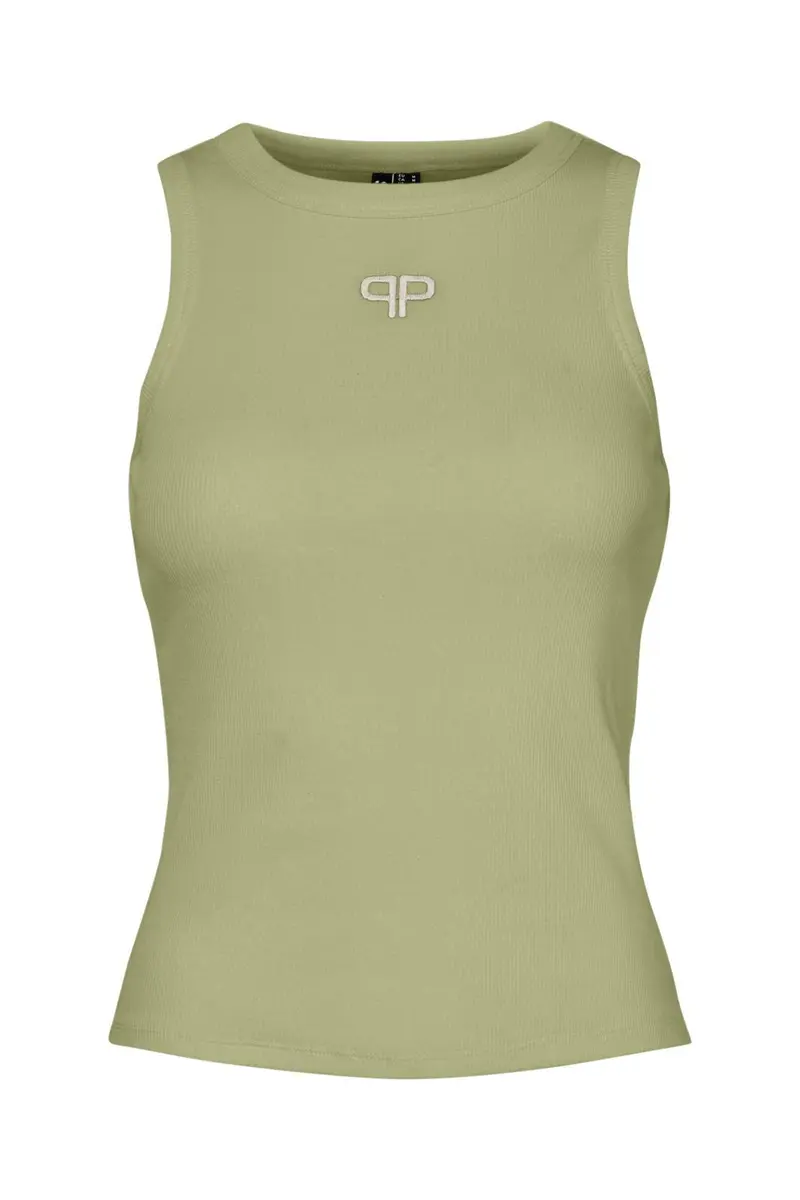 Pieces - Pcmimi Sl Tank Top - 5180098 Winter Pear Pp Coconut Milk