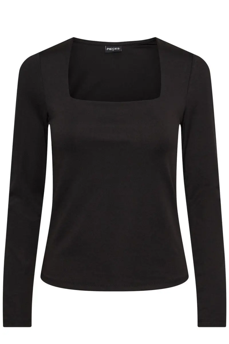 Pieces - Pcminni Ls Blouse Pb - 4504964 Black