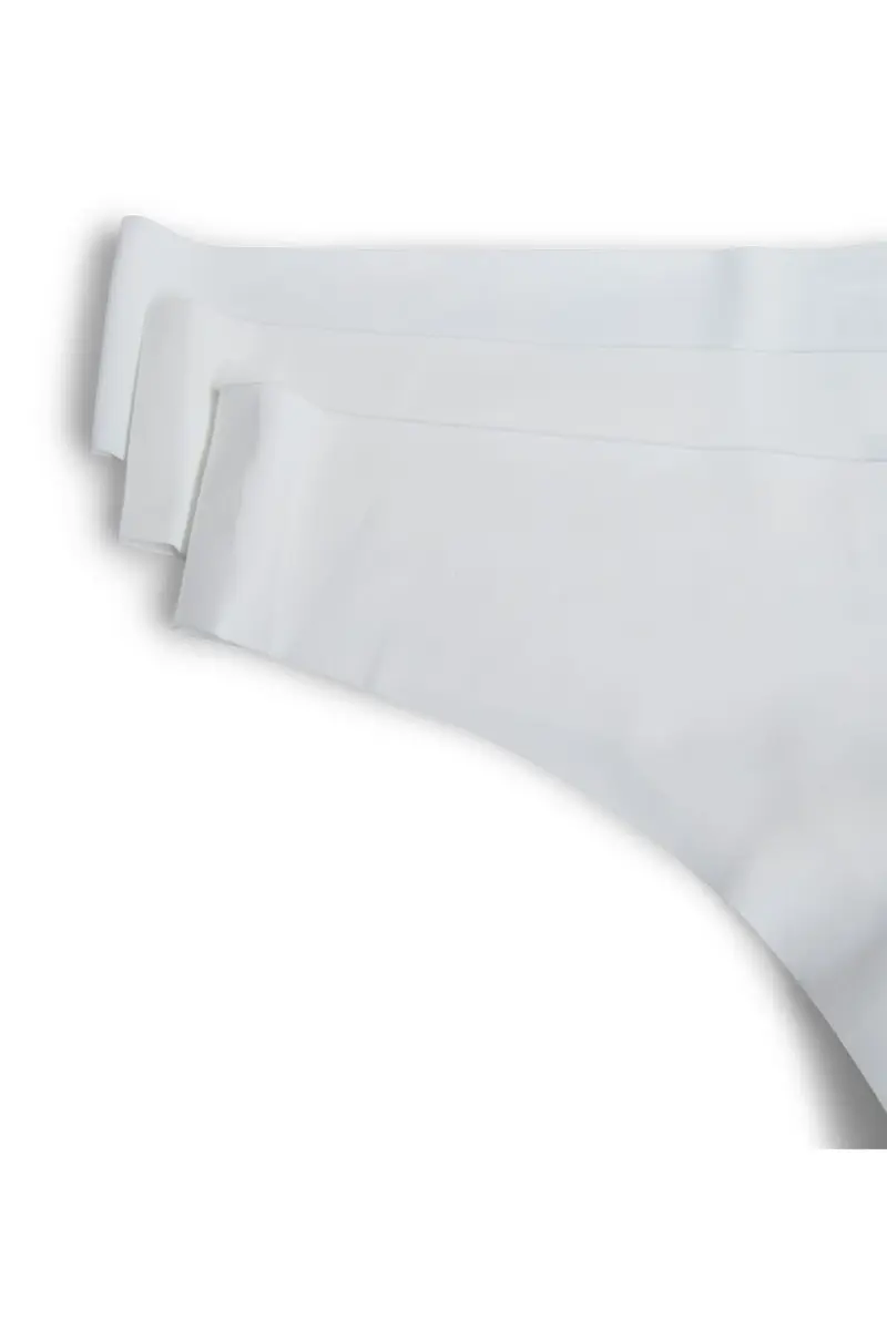 Pieces - Pcnamee Thong 3-Pack - 4642603 Bright White 3
