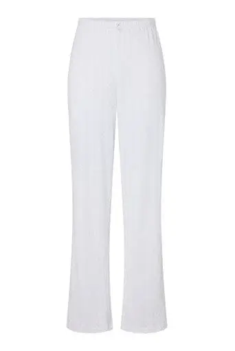 Pieces - Pcnilla Pointelle Pant - 5097148 Bright White