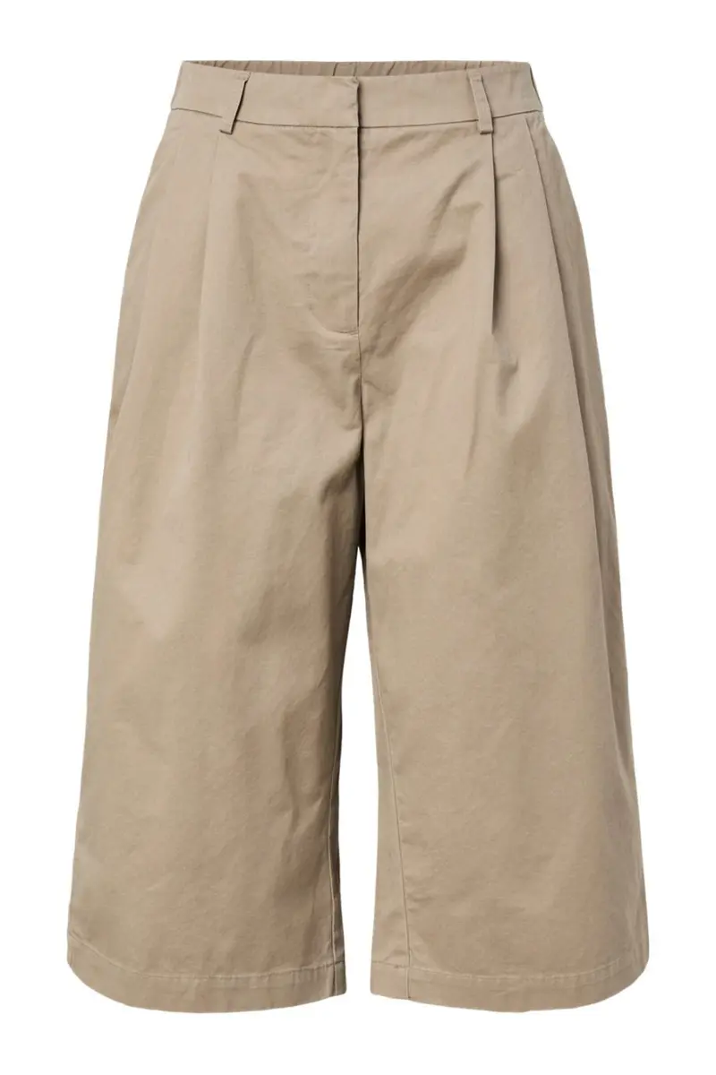 Pieces - Pcpam Bermuda Jorts - 5031931 Greige