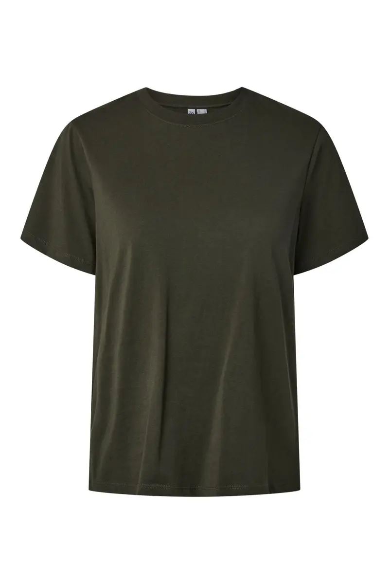 Pieces - Pcria Ss Solid Tee - 4857314 Forest Night