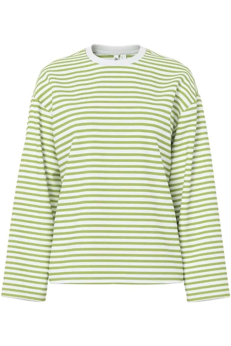 Pieces - Pcsadie Ls Top - 5090907 Bright White Herbal Garden