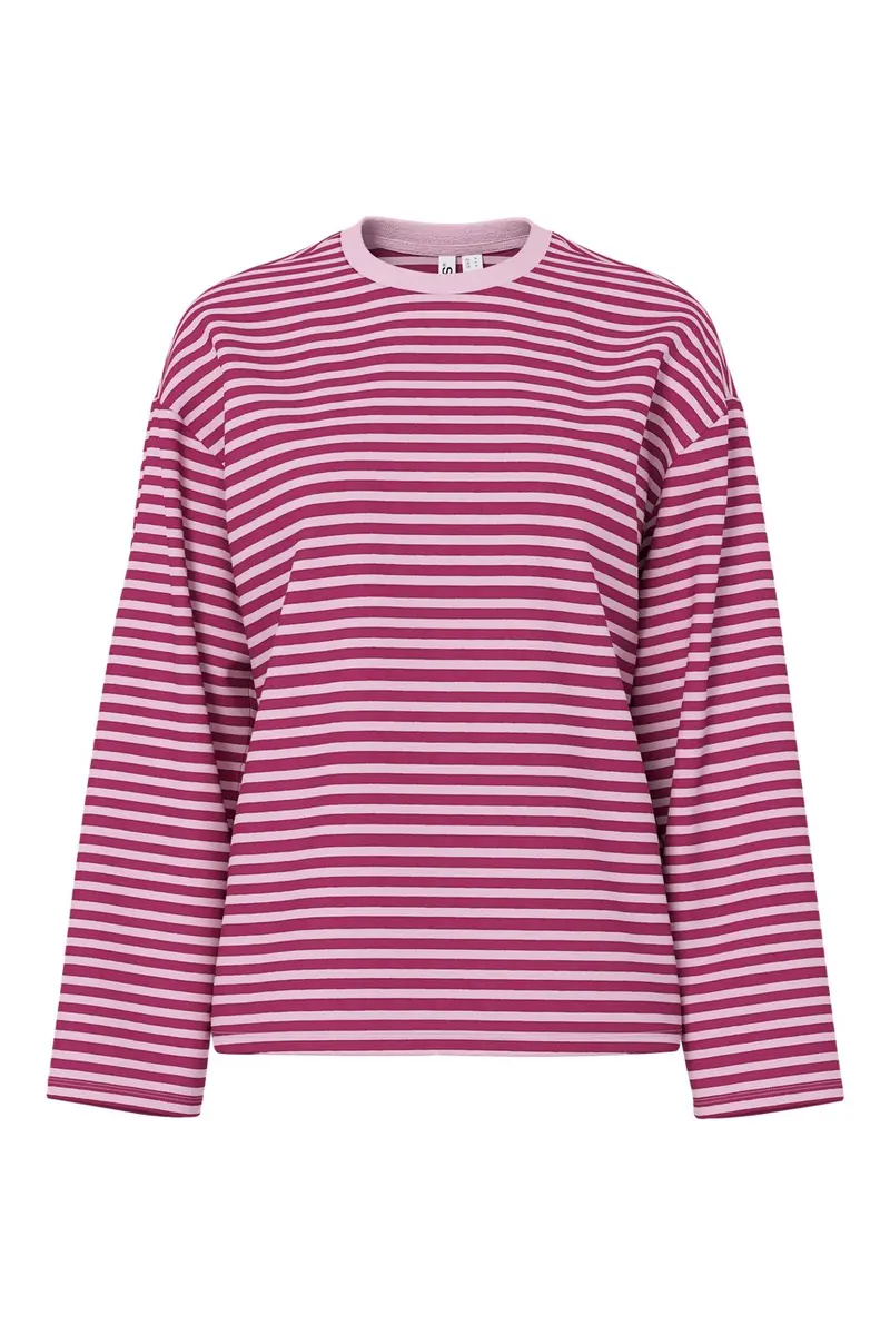 Pieces - Pcsadie Ls Top - 5102348 Roseate Spoonbill Raspberry Radiance