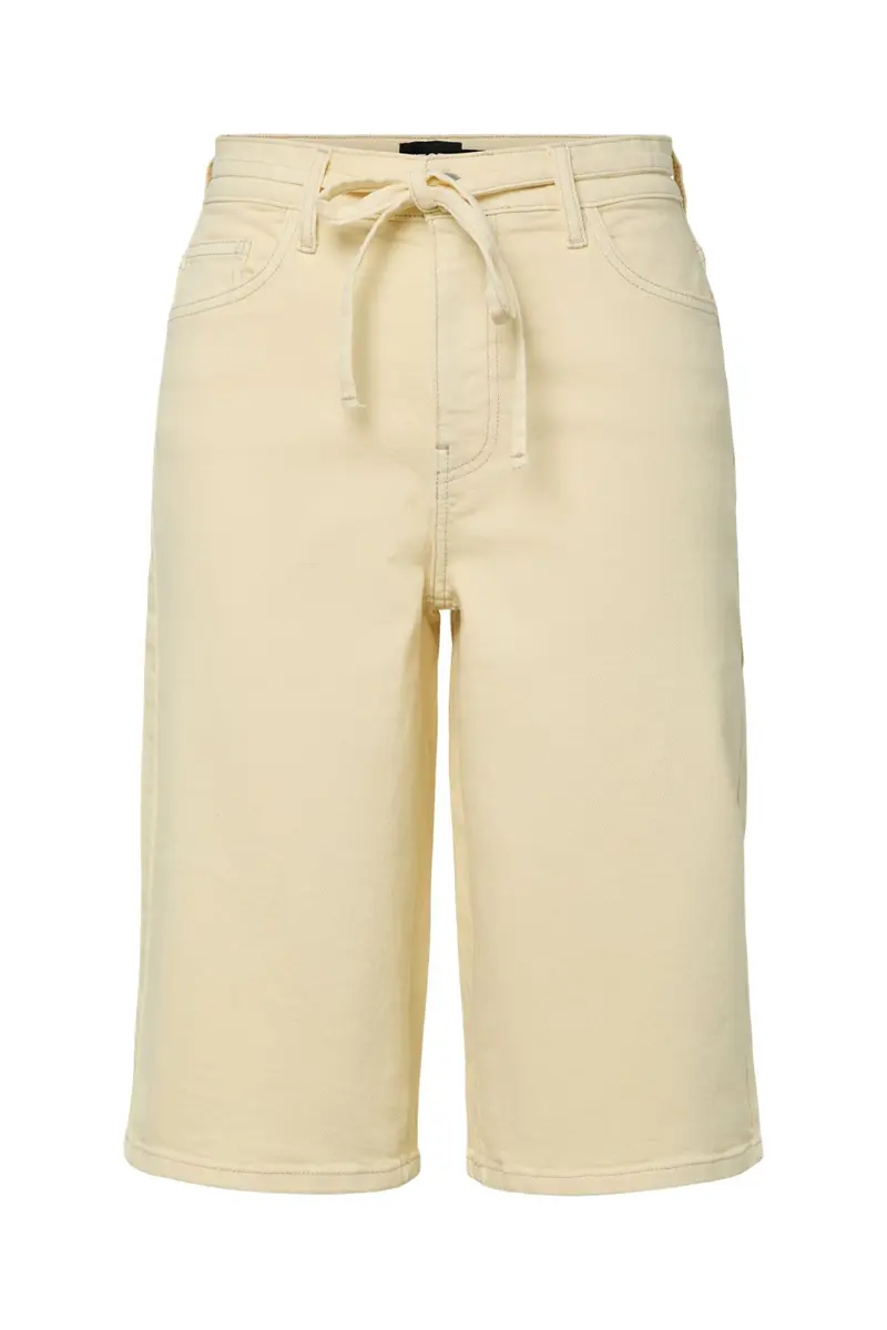 Pieces - Pcselma Col Denim Jorts - 4986566 French Vanilla