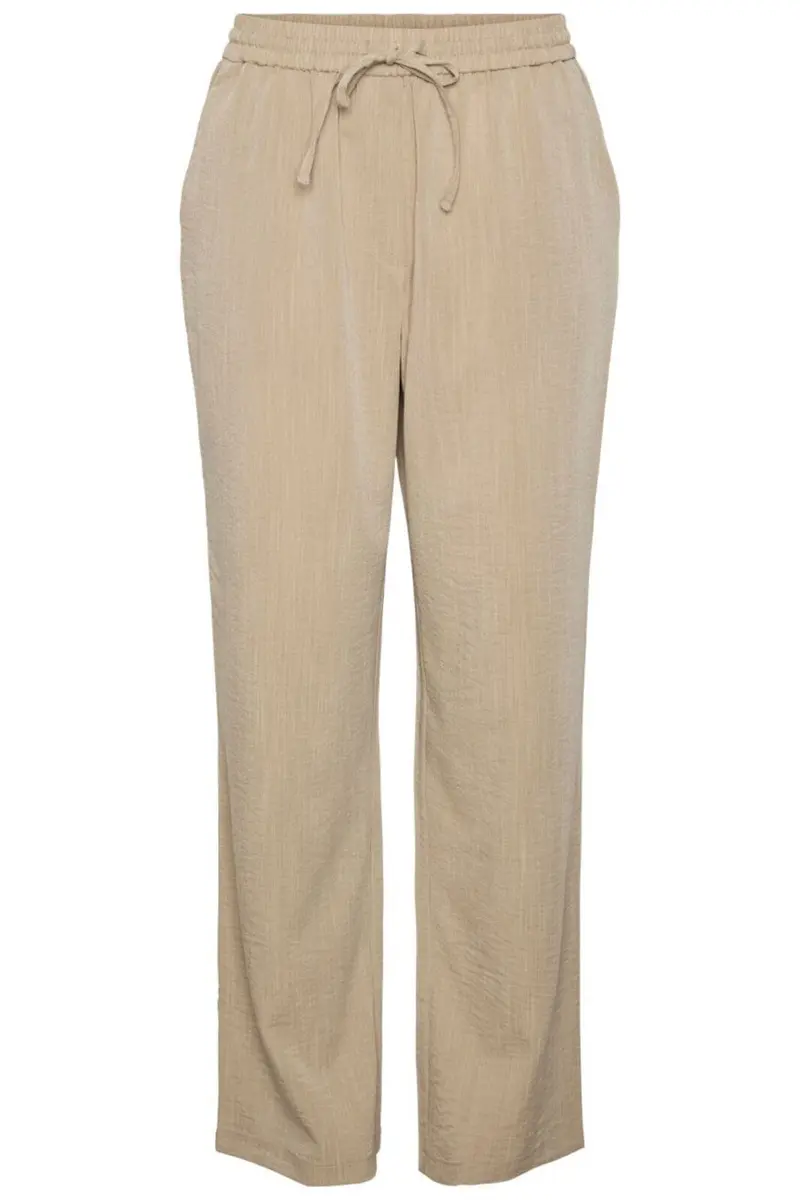 Pieces - Pcshanie Straight Pants - 4624889 Silver Mink
