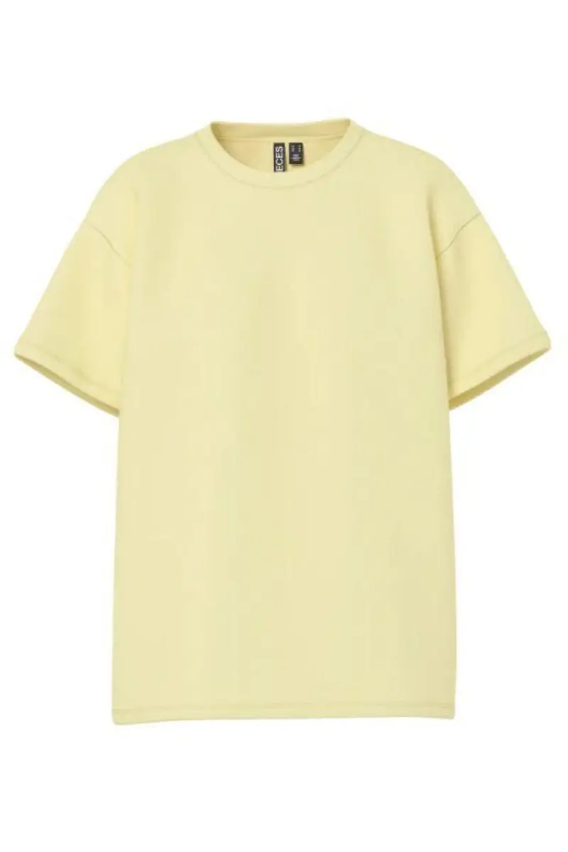 Pieces - Pcskylar Ss Oversized Tee - 4992597 French Vanilla