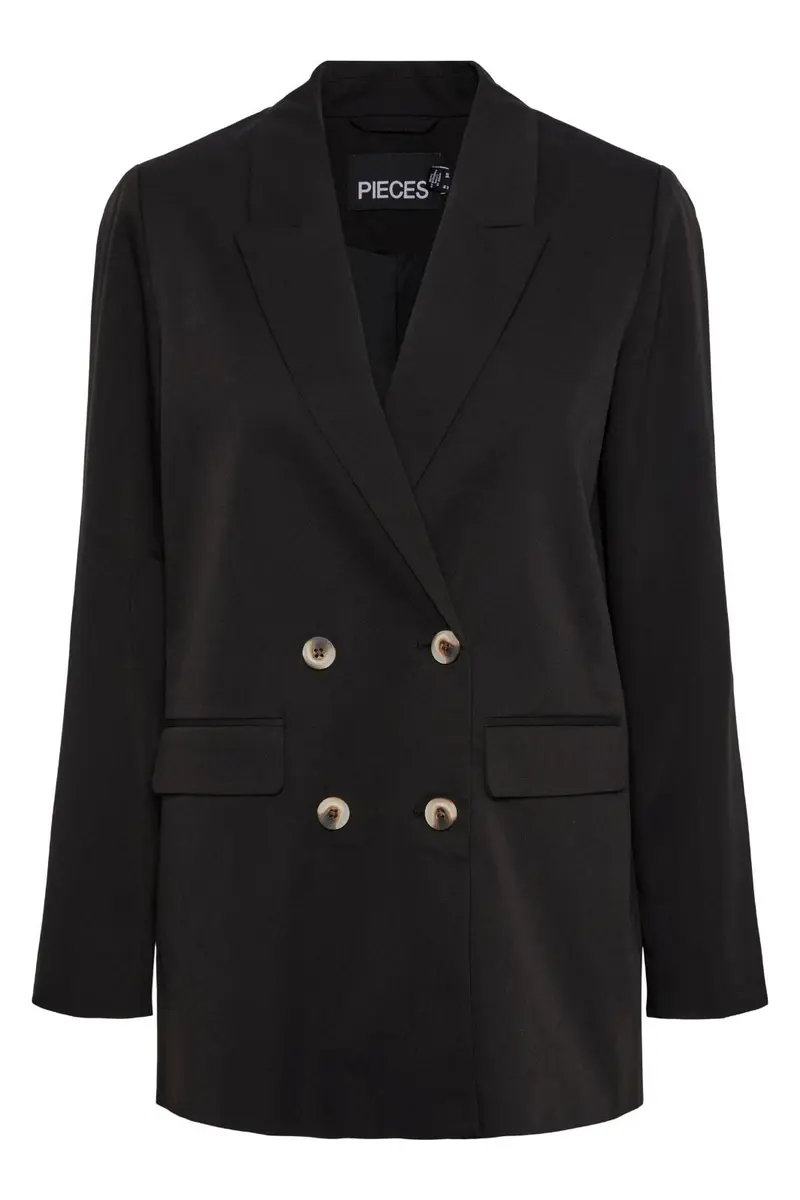 Pieces - PcThelma Ls Oversize Blazer - Black
