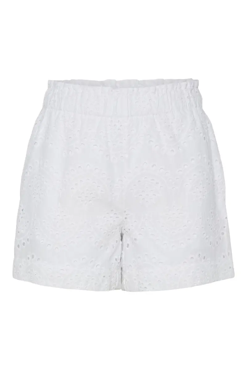 Pieces - Pcvilde Shorts - 4649434 Bright White