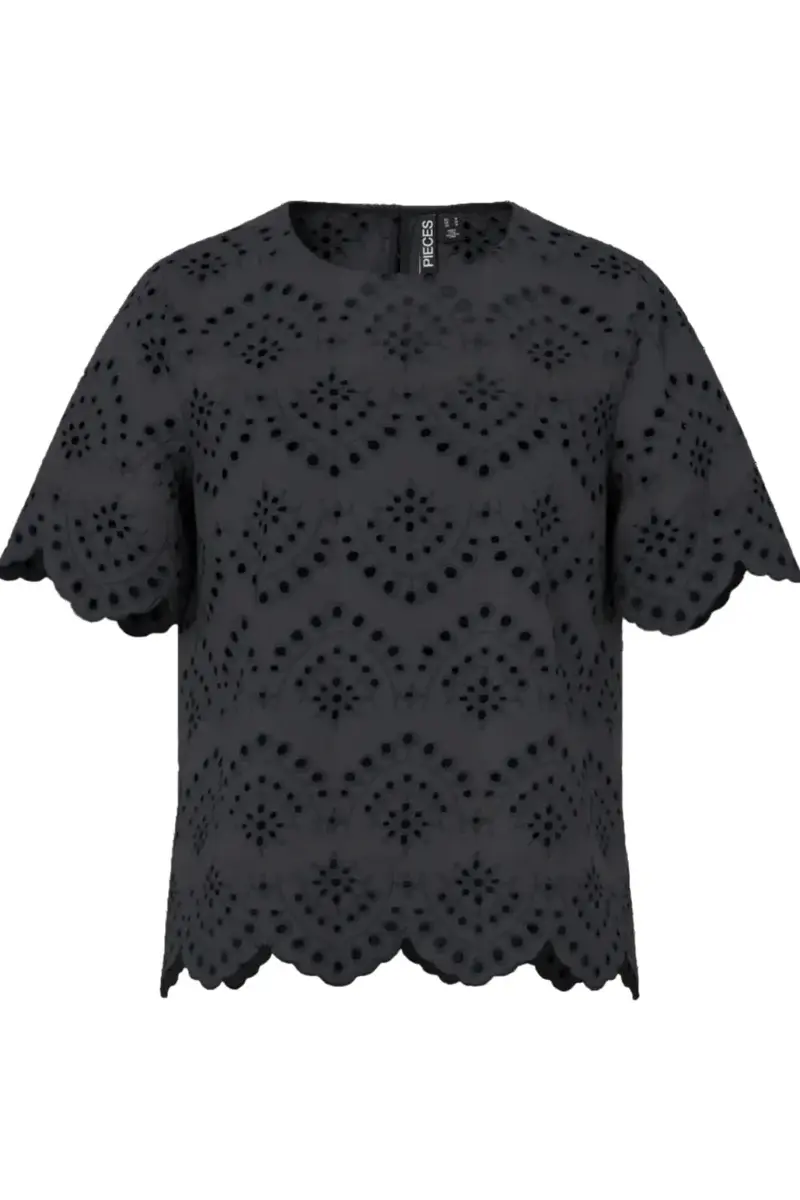 Pieces - Pcvilde Ss Top - 4902065 Black