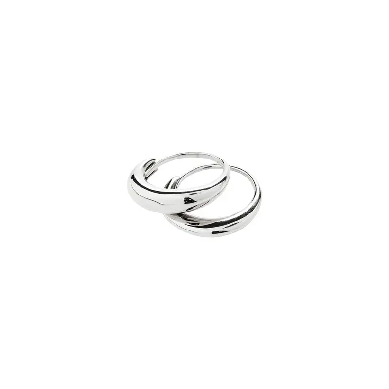 Pilgrim - Kaisyn Ring, 2-In-1 Set, Silver-Plated 642636004 - Silver Plated