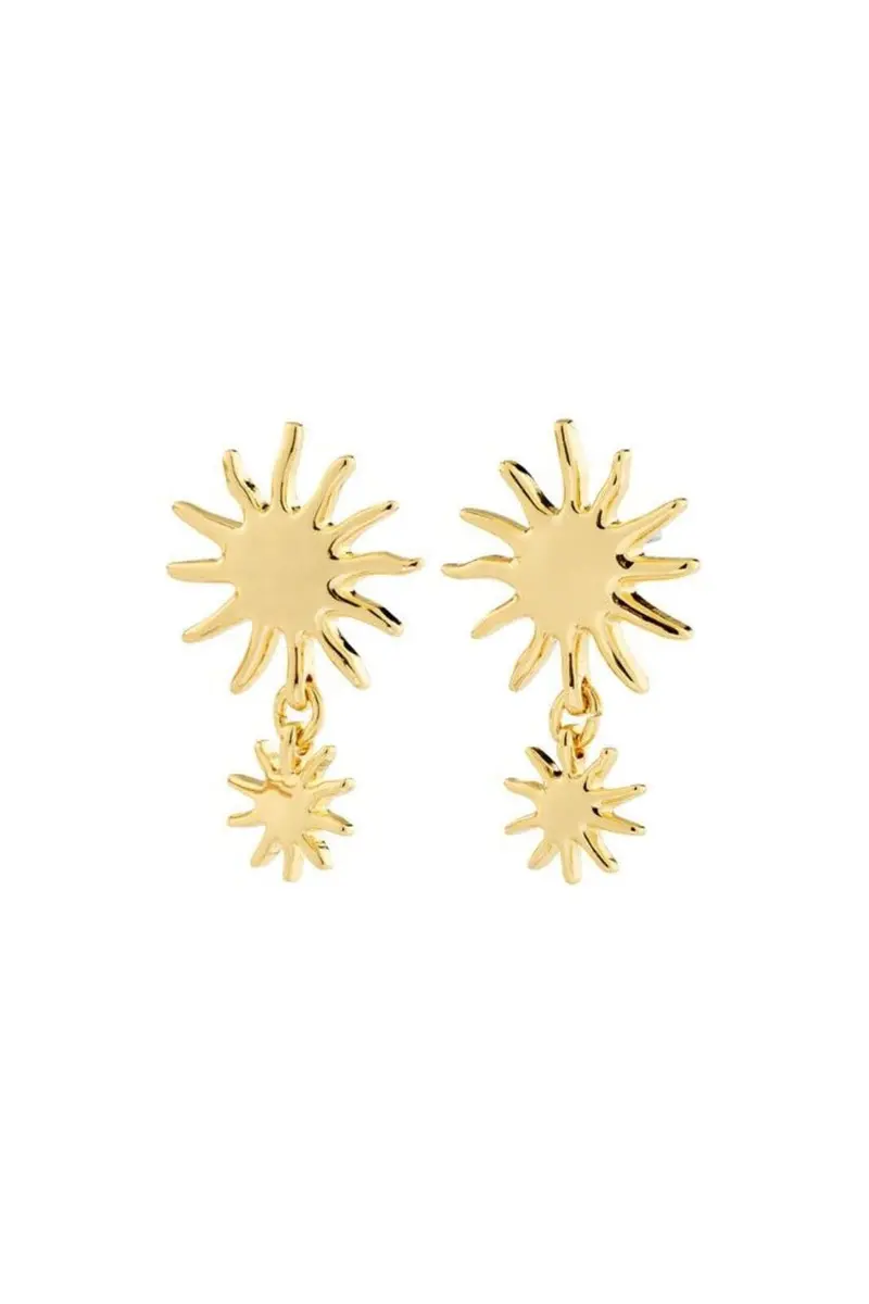 Pilgrim - Lyricus Earrings Gold-plated 262622023 - Gold Plated