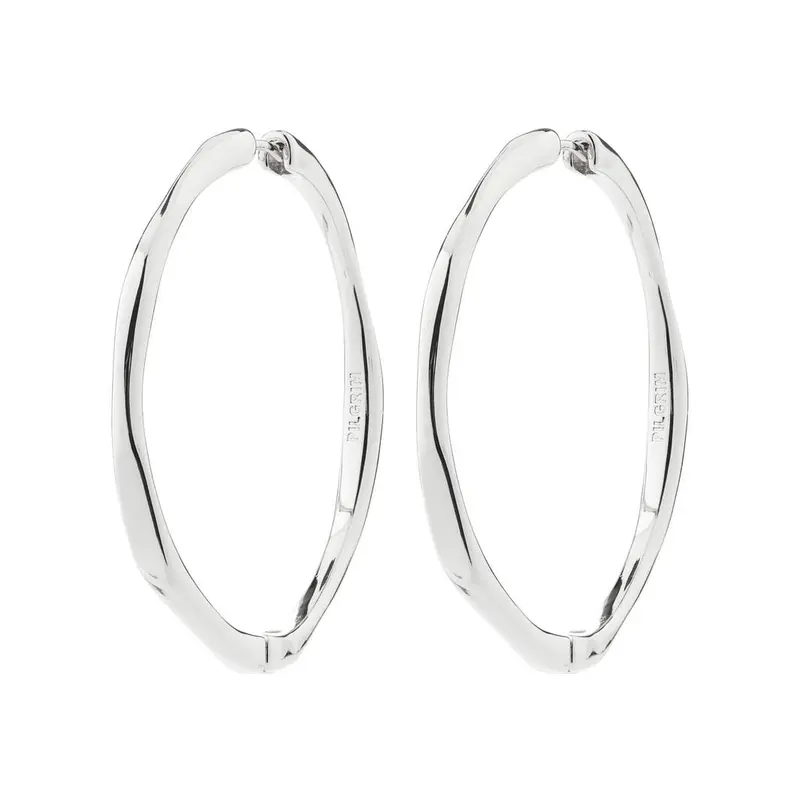 Pilgrim - Presence Hoop Earrings Silver-Plated 102636013 - Silver Plated
