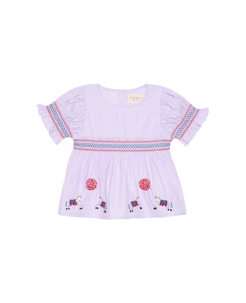 Pilu Mini Top, Lilla Striber