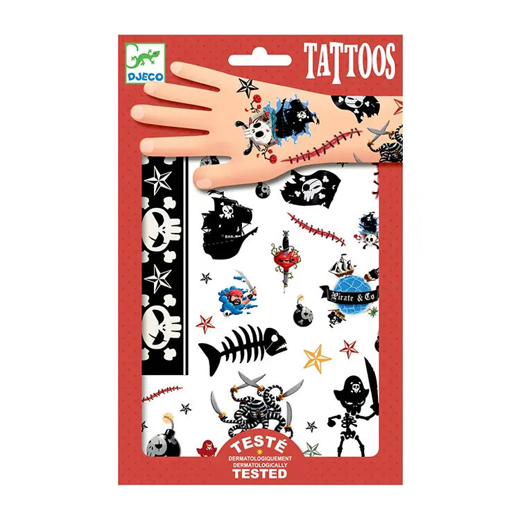 Pirat Tatoveringer | Midlertidig Tatovering