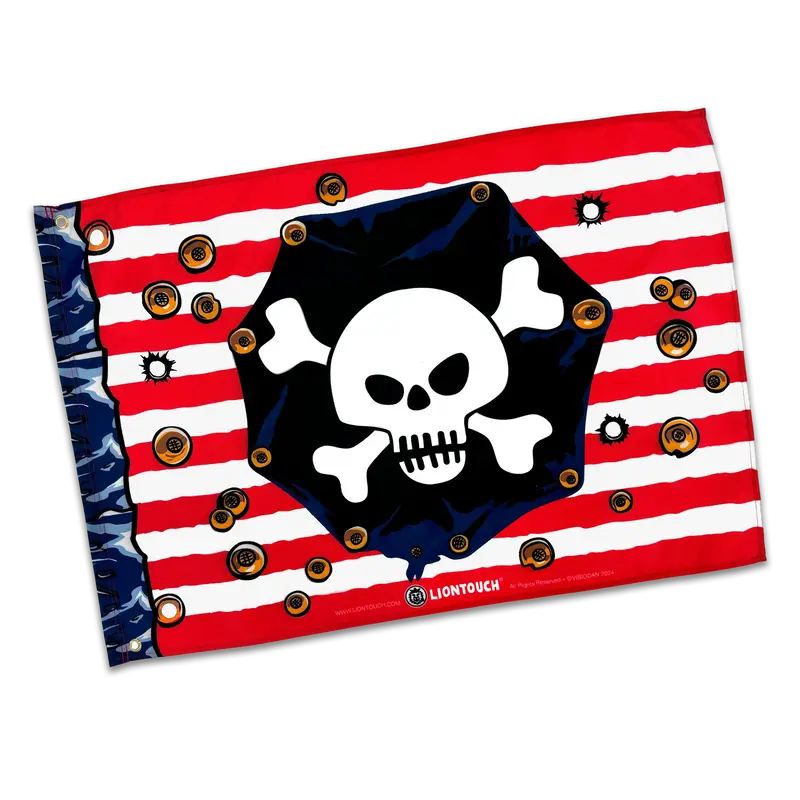 Piratflag, Red stripe