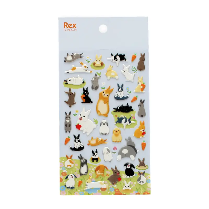 Puffy Stickers - Bunny