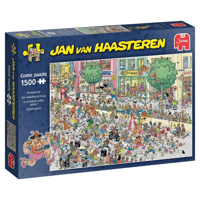 Pumped Up! Jan van Haasteren 1500 brikker puslespil