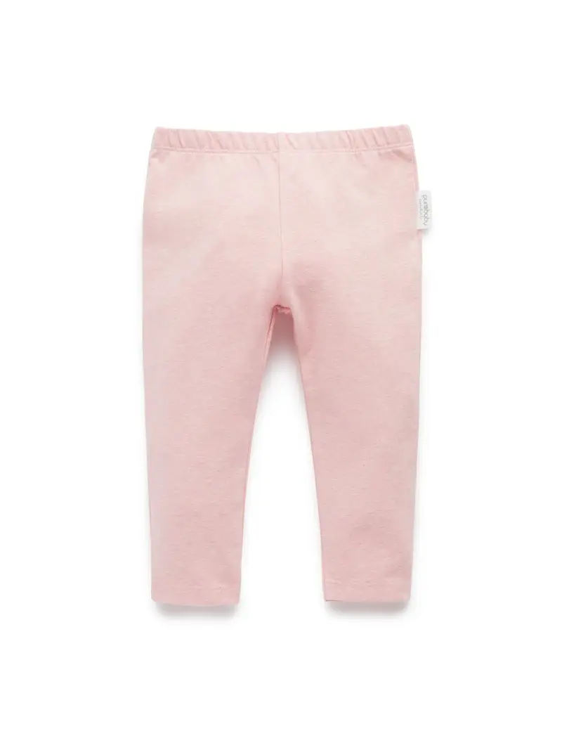 Purebaby Basic Legging - Blossom Melange