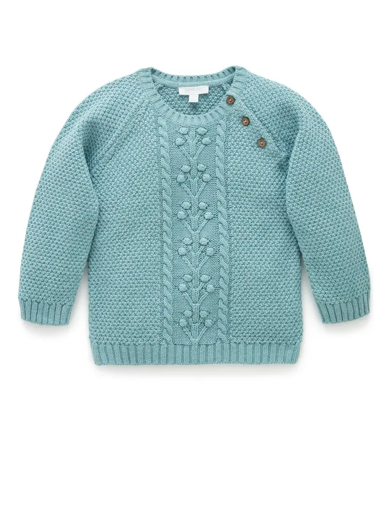 Purebaby Berry Jumper - Sage Melange
