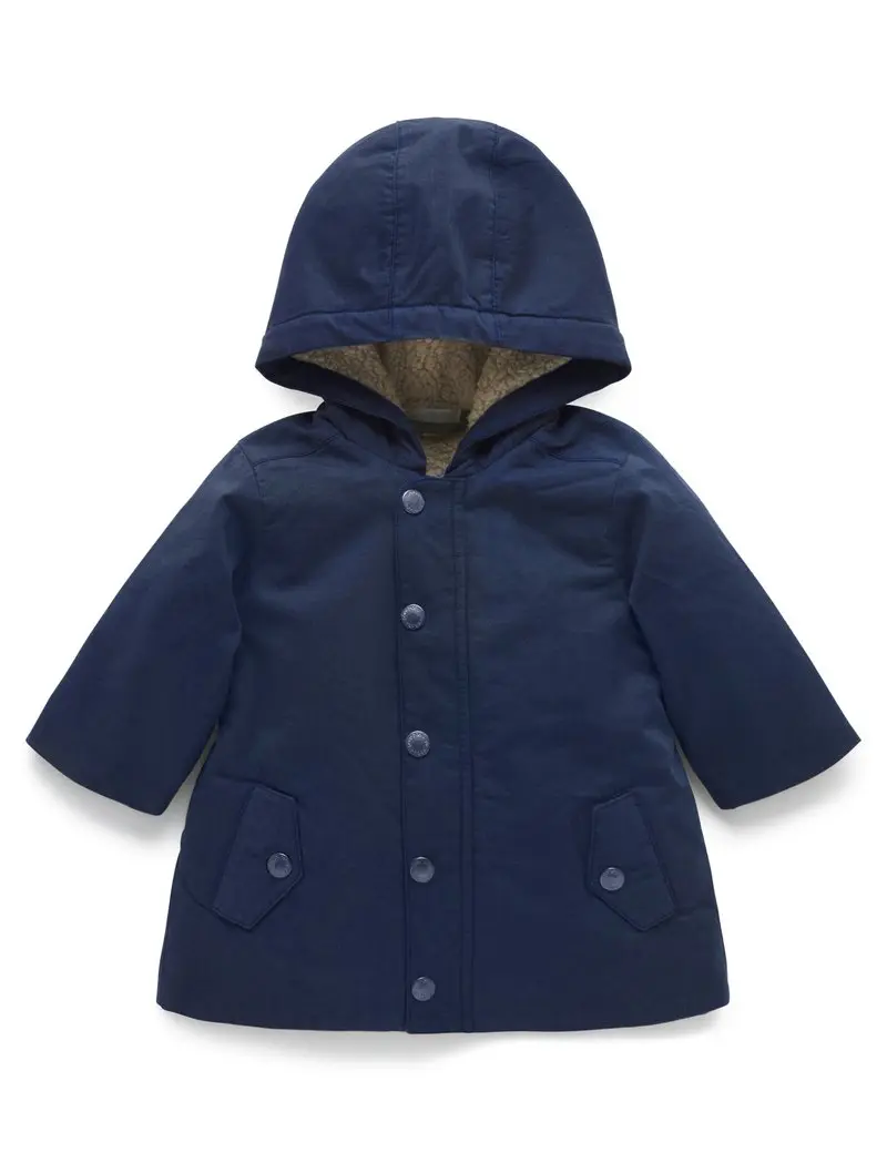 Purebaby Padded Anorak - Winter Navy