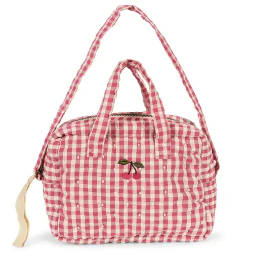 Pusletaske til dukker, Bubblegum Check