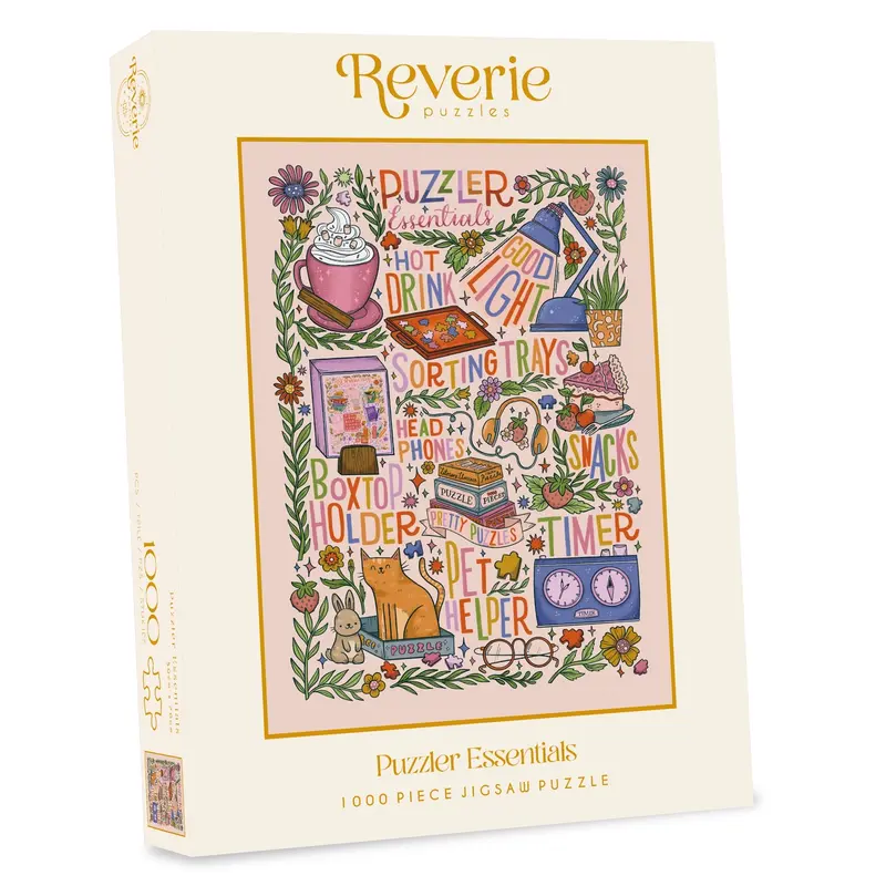 Puzzler Essentials luksuspuslespil 1000 brikker fra Reverie