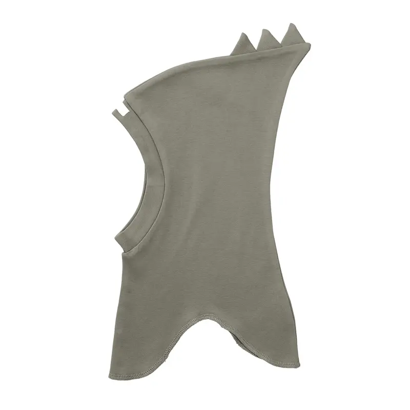 Racing Kids Bomuld 1-lags Spids Elefanthue Dusty Green m/Dino