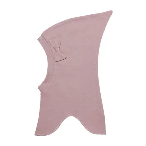 Racing Kids Bomuld 1-lags Spids Elefanthue Dusty Rose m/sløjfe