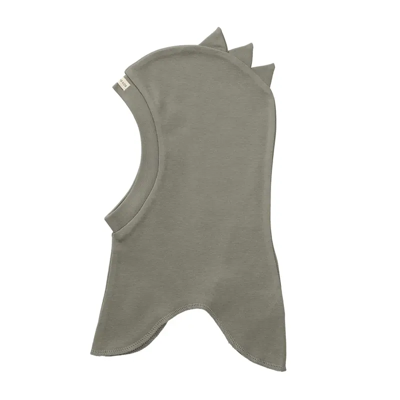 Racing Kids Bomuld Rund 1-lags Elefanthue Dusty Green m/Dino