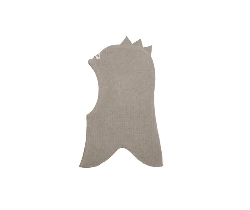 Racing Kids Uld Rund Dino Elefanthue Warm Beige