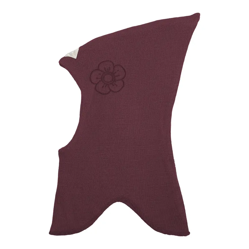 Racing Kids Uld Spids Elefanthue m/blomst Burgundy