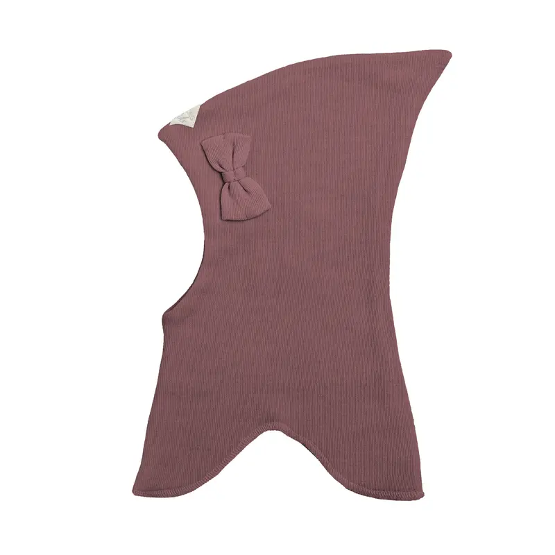 Racing Kids Uld Spids Elefanthue m/Sløjfe Dusty heather