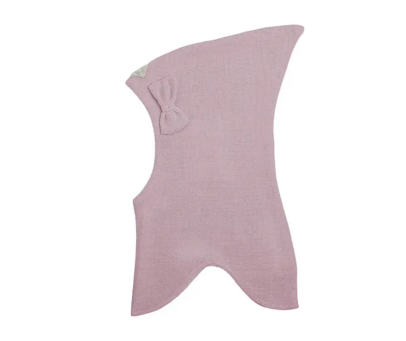 Racing Kids Uld Spids Elefanthue m/Sløjfe Dusty Rose